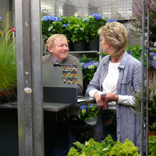 Dieter Beeken und Kundin